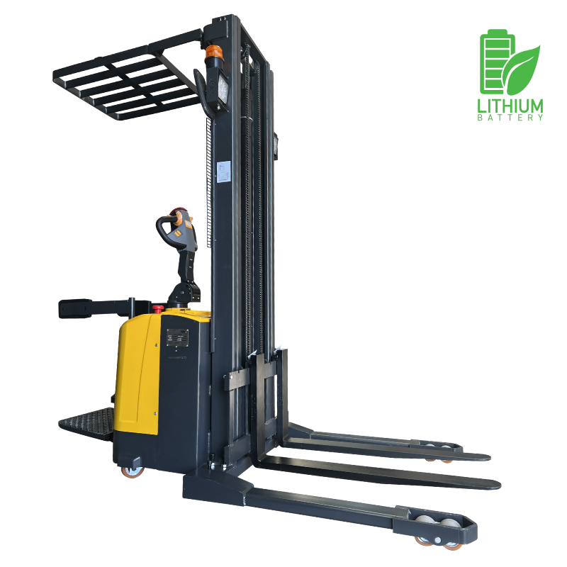 LITIO 1500 Kgs / 3.5 metros Apilador RHER Full Eléctrico Hombre a Bordo Base Ancha